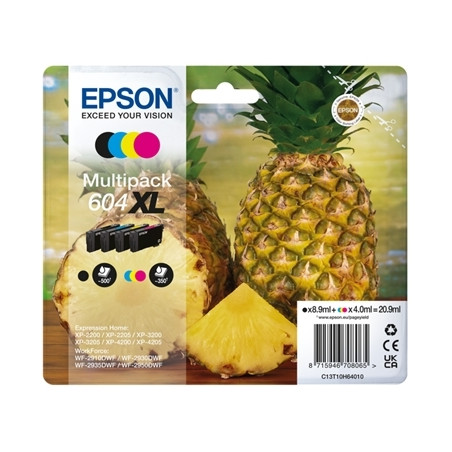 pEPSON/p c13t10h64010 MULTIPACK EPSON 604XL "ANANAS" C13T10H64010 4COL X