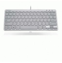  86.182 KEYBOARD USB ATLANTIS P013-LK-8840-U ULTRASLIM SILVER/BIANCA 