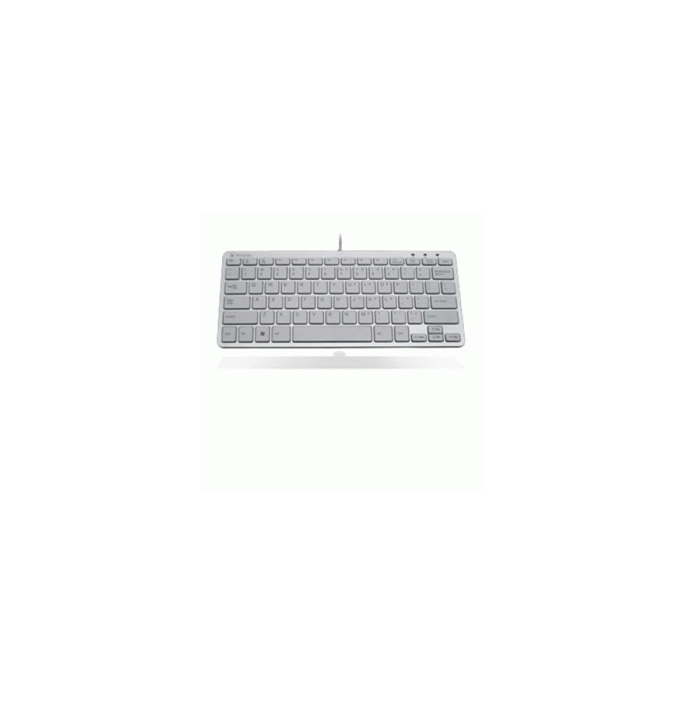  86.182 KEYBOARD USB ATLANTIS P013-LK-8840-U ULTRASLIM SILVER/BIANCA 