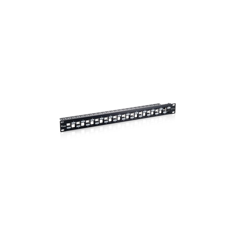 pEQUIP/p 769324 PATCH PANEL 24-PORTE KEYSTONE CAT.6A EQUIP 769324 SCH