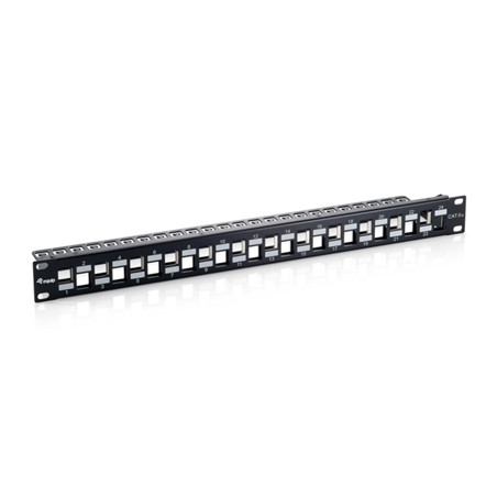 pEQUIP/p 769324 PATCH PANEL 24-PORTE KEYSTONE CAT.6A EQUIP 769324 SCH