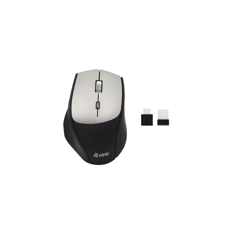 pEQUIP/p 245115 MOUSE WIRELESS EQUIP 245115 CON ADATTATORE DUAL CONNE