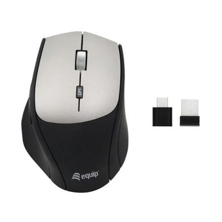 pEQUIP/p 245115 MOUSE WIRELESS EQUIP 245115 CON ADATTATORE DUAL CONNE