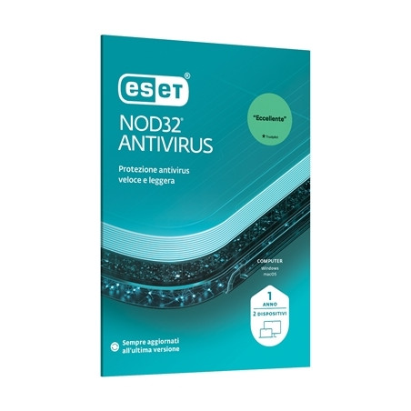 pESET/p eavh_r1_a2_box ESET SLIMBOX NOD32 ANTIVIRUS RINNOVO - 2 UTENT