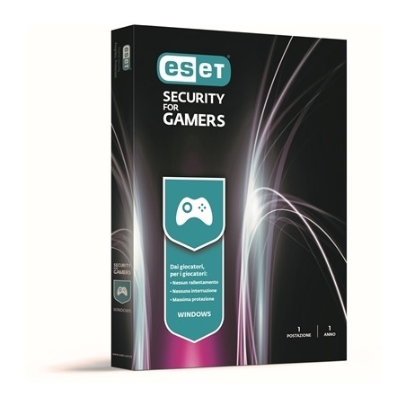 pESET/p eis_gam1_a1_box ESET SECURITY FOR GAMERS  - 1 UTENTE EIS-GAM1