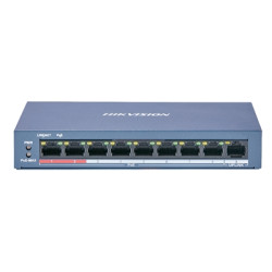  301801293 SWITCH 8P LAN 10/100M HIKVISION DS-3E0109P-E/M DESKTOP 8P POE