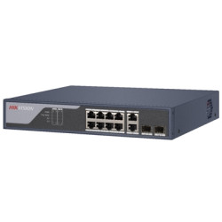  301802218 SWITCH 8P LAN 10/100M RJ45 POE + 2P GIGABIT COMBO HIKVISION D