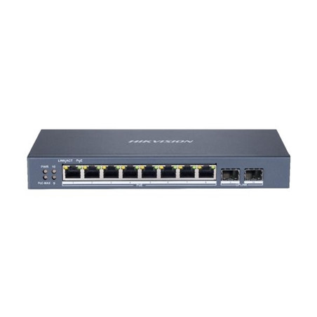  301802029 SWITCH 10P LAN GIGABIT  POE HIKVISION DS-3E1510P-SI 8P POE