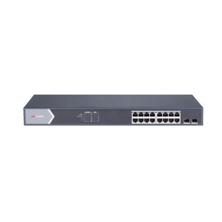  301802030 SWITCH 18P LAN GIGABIT  POE HIKVISION DS-3E1518P-SI 16P 