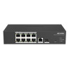  301802343 SWITCH 8P 10/100M POE -1P GIGABIT RJ45+1P GIGABIT SFP UPLI