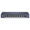  301801513 SWITCH 8P LAN GIGABIT HIKVISION DS-3E0510HP-E 8P POE + 1