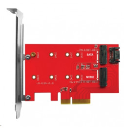  A06-M2-DUAL-P4 SCHEDA ADATTATORE INT.X SSD ATLANTIS A06-M2-DUAL