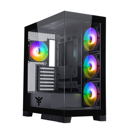 pITEK/p itgcasb45b CABINET ITEK SHOWBUI 45B - GAMING  TOWER, ATX, 4X12C