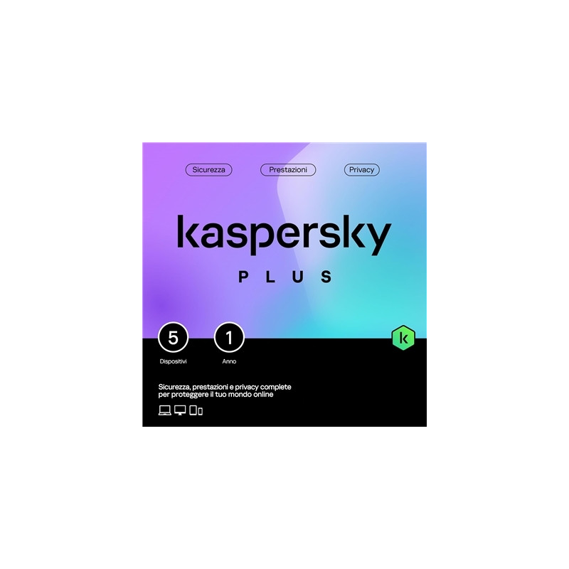 pKASPERSKY/p kl1042t5efs_env KASPERSKY SLIMBOX PLUS  5 DISPOSITIVI (KL1