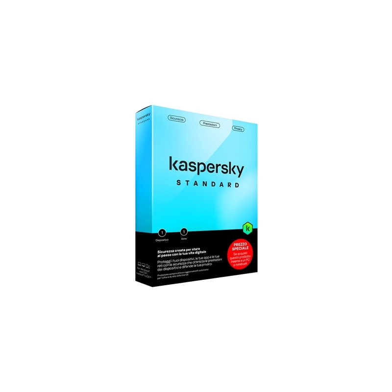 pKASPERSKY/p kl1041t5afs_satt KASPERSKY BOX STANDARD  1 DISPOSITIVO ATTAC