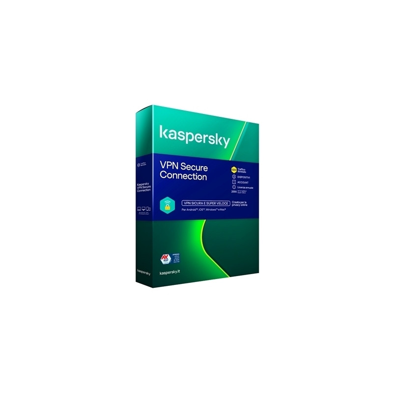 pKASPERSKY/p kl1987t5cfs_slim KASPERSKY BOX VPN SECURE CONNECTION  3 DI