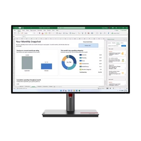 pLENOVO/p p27h_30 MONITOR LENOVO THINKVISION P27H-30 63A1GAT1EU 27"QHD 