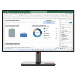 pLENOVO/p p27q_30 MONITOR LENOVO THINKVISION P27Q-30 63A2GAT1EU 27"IPS QH