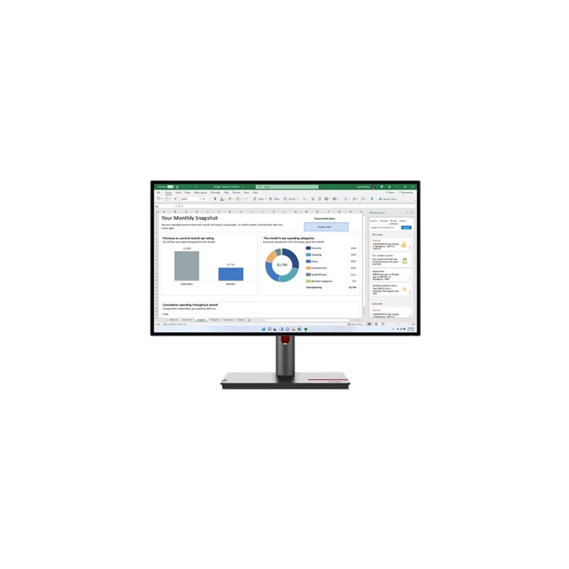 pLENOVO/p p27q_30 MONITOR LENOVO THINKVISION P27Q-30 63A2GAT1EU 27"IPS 