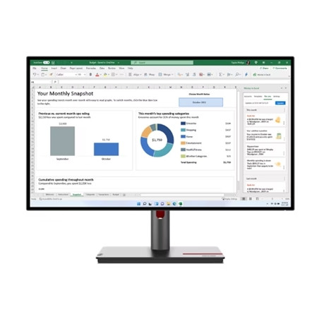 pLENOVO/p p27q_30 MONITOR LENOVO THINKVISION P27Q-30 63A2GAT1EU 27"IPS 