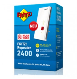  20002887 WIRELESS EXTENDER 2400M AVM FRITZ 2400 BLANC 2.4/5GHZ IEEE 80