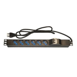 pLINK/p lk10050 RACK19" MULTIPRESA LK10050 CON 6P UNIVERSALI TRIPOLARI/