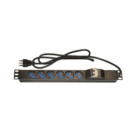 pLINK/p lk10050 RACK19" MULTIPRESA LK10050 CON 6P UNIVERSALI TRIPOLARI/