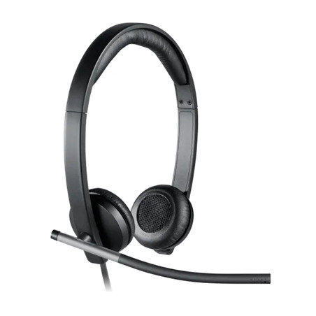 pLOGITECH/p h650e CUFFIA+MICROFONO LOGITECH RETAIL H650E STEREO WIRED U