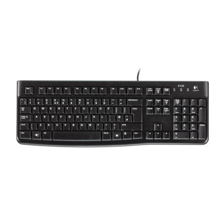 pLOGITECH/p k120 TASTIERA LOGITECH OEM K120 USB NERA LAYOUT US P/N 920-