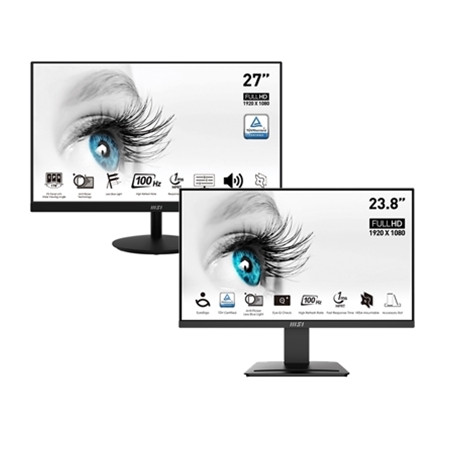  p30_68a PROMO BUNDLE MSI MONITOR 23.8" MP2412 (COD. 30.68) + MONITOR 27"