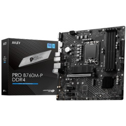  pro_b760m_p MB MSI PRO B760M-P DDR4 LGA1700 4XDDR4DC-4800O.C. 1XHDMI 1