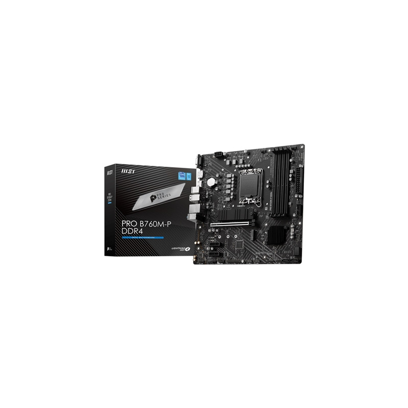  pro_b760m_p MB MSI PRO B760M-P DDR4 LGA1700 4XDDR4DC-4800O.C. 1XHDMI 1