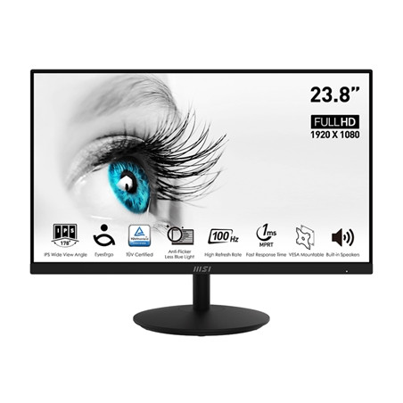  pro_mp242a MONITOR MSI PRO MP242A 23.8"IPS AG FHD 169 MM 10001 1MS 100H