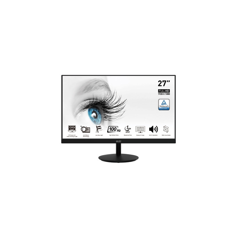  pro_mp271a MONITOR MSI PRO MP271A 27"IPS AG FHD 169 MM 10001 1MS 100HZ