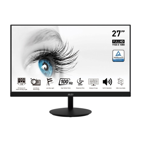  pro_mp271a MONITOR MSI PRO MP271A 27"IPS AG FHD 169 MM 10001 1MS 100HZ