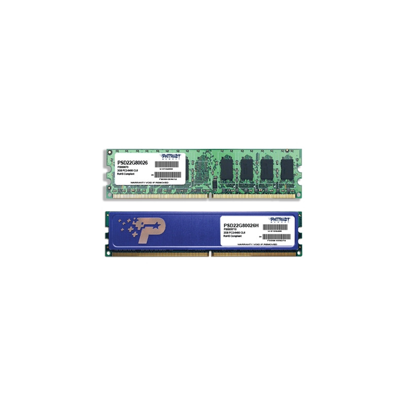 pPATRIOT/p psd22g80026 DDR2 2GB PC2-6400 800MHZ PSD22G80026 PATR