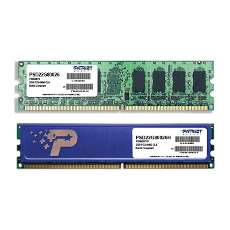 pPATRIOT/p psd22g80026 DDR2 2GB PC2-6400 800MHZ PSD22G80026 PATR