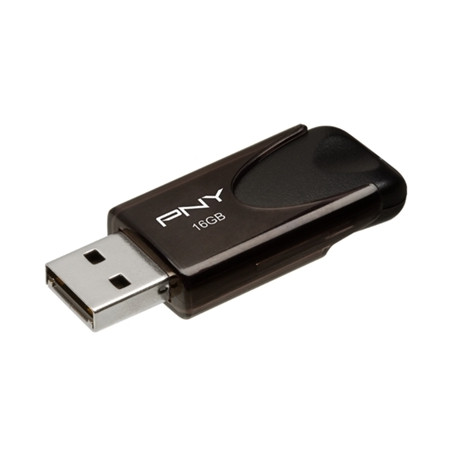 pPNY/p fd16gatt4_ef FLASH DRIVE USB 2.0 16GB PNY ATTACH 4 FD16GATT4-EF N