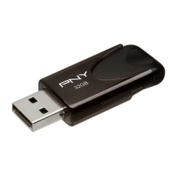 pPNY/p fd32gatt4_ef FLASH DRIVE USB 2.0 32GB PNY ATTACH 4 FD32GATT4-EF N