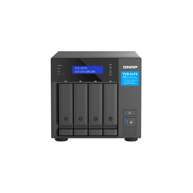 pQNAP/p tvs_h474_pt_8g NAS QNAP TVS-H474-PT-8G 4HD 3,5"/2,5"SATANO HD2P