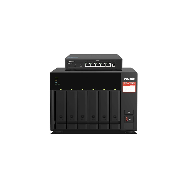 pQNAP/p ts_673a_sw5t NAS QNAP TS-673A-SW5T 6HD 3,5"/2,5"SATA6NO HD + SW