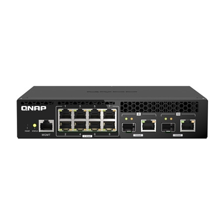 pQNAP/p qsw_m2108r_2c SWITCH QNAP QSW-M2108R-2C  LAYER 2 FORMATO RACK 8