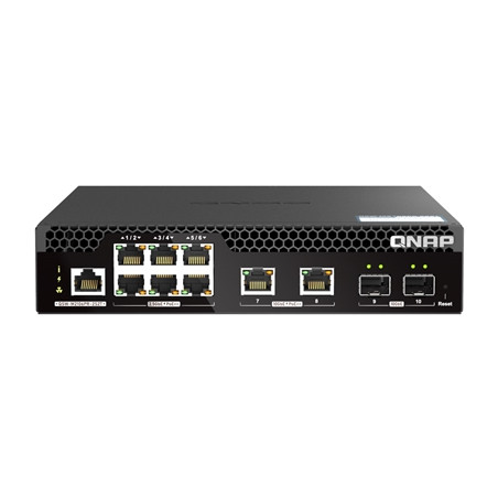 pQNAP/p qsw_m2106pr_2s2t SWITCH QNAP QSW-M2106PR-2S2T 10P WEB MANAGED D