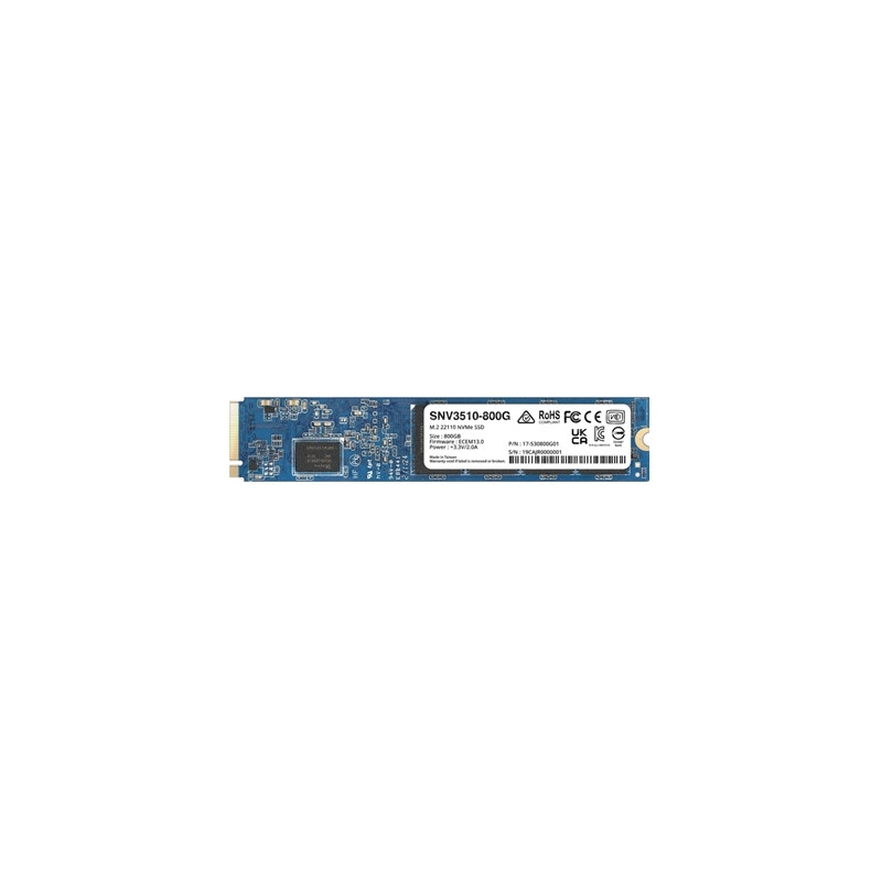 pSYNOLOGY/p snv3510_800g SSD-SOLID STATE DISK M.2 22110 NVME 800GB SYNO