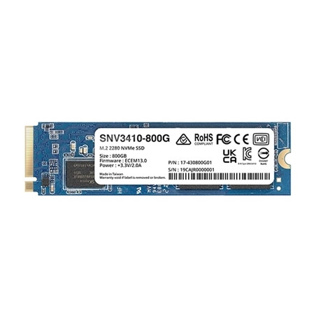 pSYNOLOGY/p snv3410_800g SSD-SOLID STATE DISK M.2 2280 800GB PCIE3.0X4-