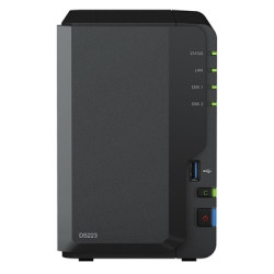 pSYNOLOGY/p ds223 NAS SYNOLOGY DS223 X 2HD 3.5"/2.5" SATA2/3NO HDCPU RE