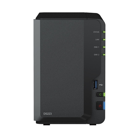 pSYNOLOGY/p ds223 NAS SYNOLOGY DS223 X 2HD 3.5"/2.5" SATA2/3NO HDCPU RE