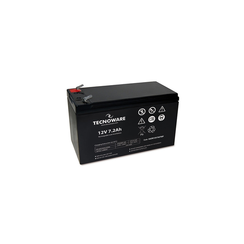 pTECNOWARE/p eacpe12v7a2twp BATTERIA X UPS/ANTIFURTI/ETC. 12V  7.2AH TE