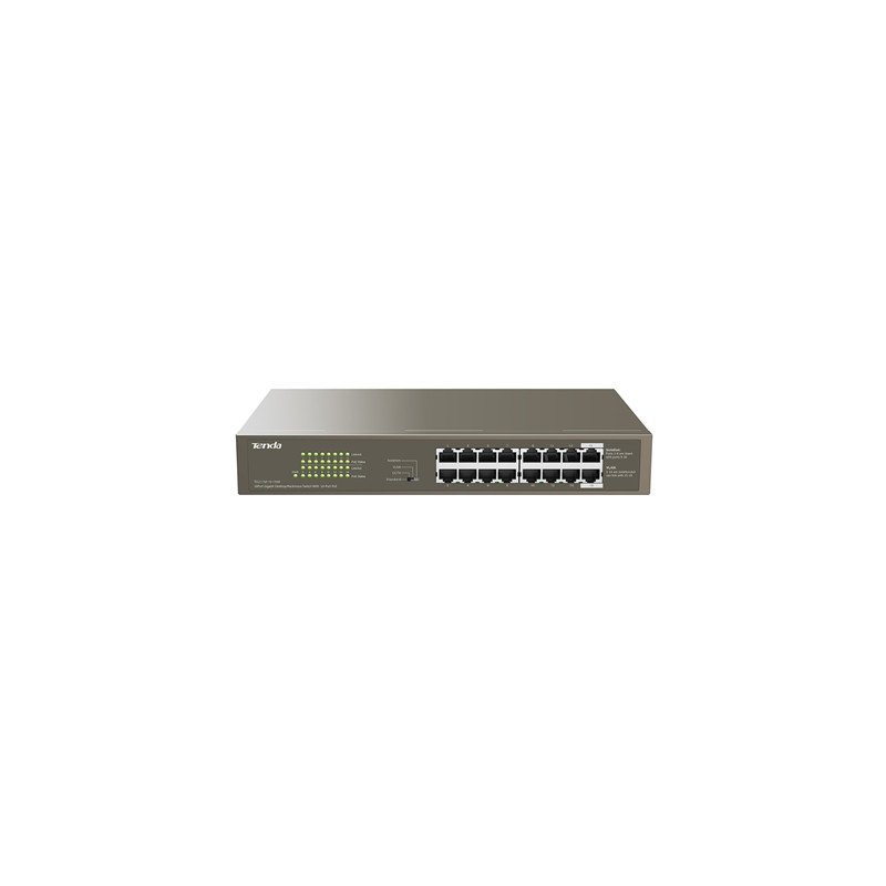 pTENDA/p teg1116p_16_150w SWITCH 16P GIGABIT POE TENDA TEG1116P-16-150W