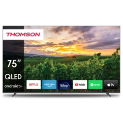  75qa2s13 TV THOMSON QLED 75" FRAME LESS 75QA2S13 SMART-TV 4K ANDROID 11 